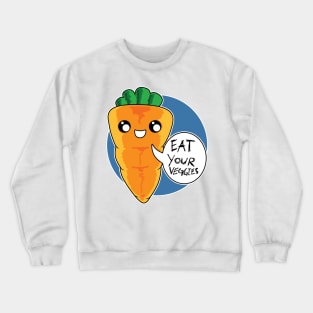 Eat Your Veggies (carrot) Crewneck Sweatshirt